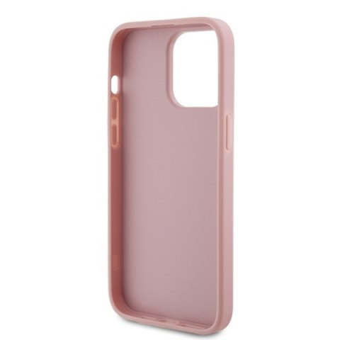 Guess nakładka do iPhone 15 Pro 6,1" GUHCP15LHG4SGP różowa hardcase Glitter Script Big 4G Guess nakładka do iPhone 15 Pro 6,1" GUHCP15LHG4SGP różowa hardcase Glitter Script Big 4G