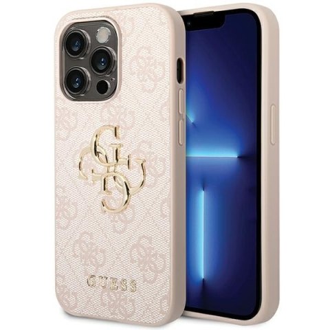 Guess nakładka do iPhone 15 Pro Max 6,7" GUHCP15X4GMGPI różowa hardcase 4G Big Metal Logo Guess nakładka do iPhone 15 Pro Max 6,7" GUHCP15X4GMGPI różowa hardcase 4G Big Metal Logo