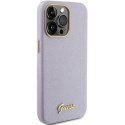 Guess nakładka do iPhone 15 Pro Max 6,7" GUHCP15XPGMCSL liliowa hardcase Glitter Glossy Script