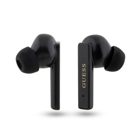 Guess słuchawki Bluetooth GUTWSSU20ALEGK TWS + stacja dokująca czarne Printed Logo Guess słuchawki Bluetooth GUTWSSU20ALEGK TWS + stacja dokująca czarne Printed Logo