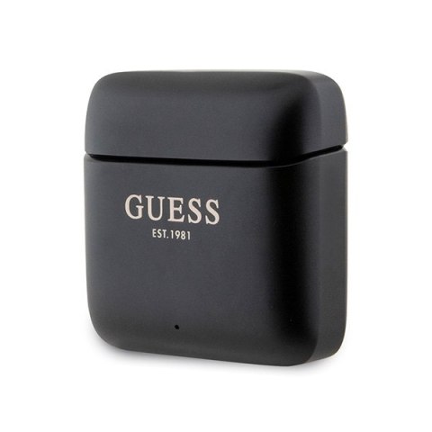 Guess słuchawki Bluetooth GUTWSSU20ALEGK TWS + stacja dokująca czarne Printed Logo Guess słuchawki Bluetooth GUTWSSU20ALEGK TWS + stacja dokująca czarne Printed Logo