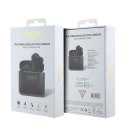 Guess słuchawki Bluetooth GUTWSSU20ALEGK TWS + stacja dokująca czarne Printed Logo