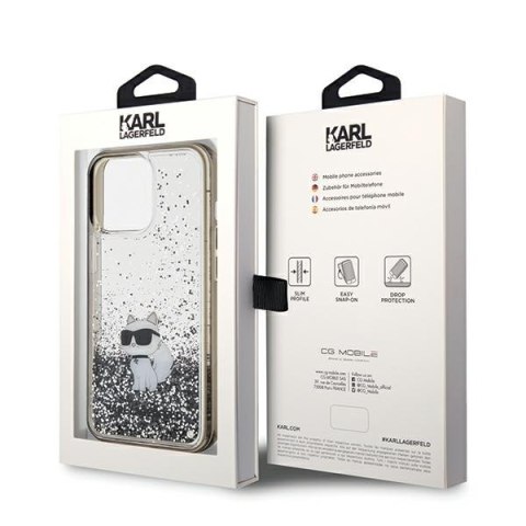 Karl Lagerfeld nakładka do iPhone 13 Pro 6,1" KLHCP13LLKCNSK transparentna HC LIQ. GLITTER C Karl Lagerfeld nakładka do iPhone 13 Pro 6,1" KLHCP13LLKCNSK transparentna HC LIQ. GLITTER C