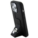 Karl Lagerfeld nakładka do iPhone 14 Pro Max 6,7" KLHCP14XGSAKCPK czarna HC GRIPSTAND SAFFIANO KC PINS