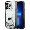 Karl Lagerfeld nakładka do iPhone 14 Pro Max 6,7" KLHCP14XLKCNSK transparentna HC LIQ. GLITTER C
