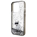 Karl Lagerfeld nakładka do iPhone 14 Pro Max 6,7" KLHCP14XLKCNSK transparentna HC LIQ. GLITTER C