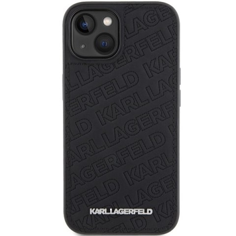 Karl Lagerfeld nakładka do iPhone 15 6,1" KLHCP15SPQKPMK czarna HC QUILTED K PATTERN Karl Lagerfeld nakładka do iPhone 15 6,1" KLHCP15SPQKPMK czarna HC QUILTED K PATTERN