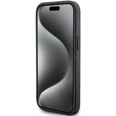 Karl Lagerfeld nakładka do iPhone 15 6,1" KLHCP15SPQKPMK czarna HC QUILTED K PATTERN Karl Lagerfeld nakładka do iPhone 15 6,1" KLHCP15SPQKPMK czarna HC QUILTED K PATTERN