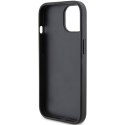 Karl Lagerfeld nakładka do iPhone 15 6,1" KLHCP15SPQKPMK czarna HC QUILTED K PATTERN