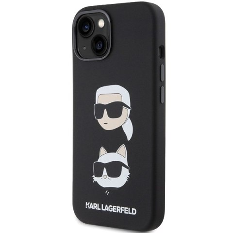 Karl Lagerfeld nakładka do iPhone 15 Plus 6,7" KLHCP15MSDHKCNK czarna HC SILICONE KC Karl Lagerfeld nakładka do iPhone 15 Plus 6,7" KLHCP15MSDHKCNK czarna HC SILICONE KC