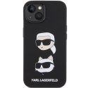 Karl Lagerfeld nakładka do iPhone 15 Plus 6,7" KLHCP15MSDHKCNK czarna HC SILICONE KC