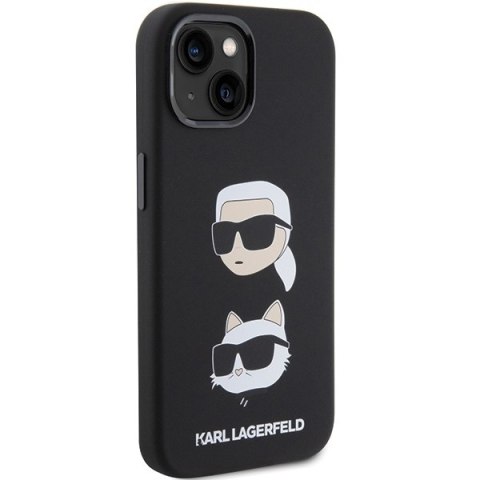 Karl Lagerfeld nakładka do iPhone 15 Plus 6,7" KLHCP15MSDHKCNK czarna HC SILICONE KC Karl Lagerfeld nakładka do iPhone 15 Plus 6,7" KLHCP15MSDHKCNK czarna HC SILICONE KC