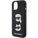 Karl Lagerfeld nakładka do iPhone 15 Plus 6,7" KLHCP15MSDHKCNK czarna HC SILICONE KC