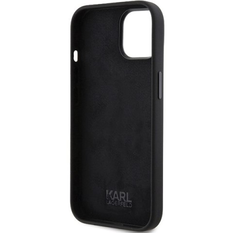 Karl Lagerfeld nakładka do iPhone 15 Plus 6,7" KLHCP15MSDHKCNK czarna HC SILICONE KC Karl Lagerfeld nakładka do iPhone 15 Plus 6,7" KLHCP15MSDHKCNK czarna HC SILICONE KC