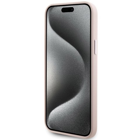 Karl Lagerfeld nakładka do iPhone 15 Plus 6,7" KLHCP15MSMHCNPP różowa HC SILICONE C METAL PIN Karl Lagerfeld nakładka do iPhone 15 Plus 6,7" KLHCP15MSMHCNPP różowa HC SILICONE C METAL PIN