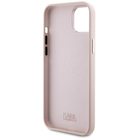Karl Lagerfeld nakładka do iPhone 15 Plus 6,7" KLHCP15MSMHCNPP różowa HC SILICONE C METAL PIN Karl Lagerfeld nakładka do iPhone 15 Plus 6,7" KLHCP15MSMHCNPP różowa HC SILICONE C METAL PIN