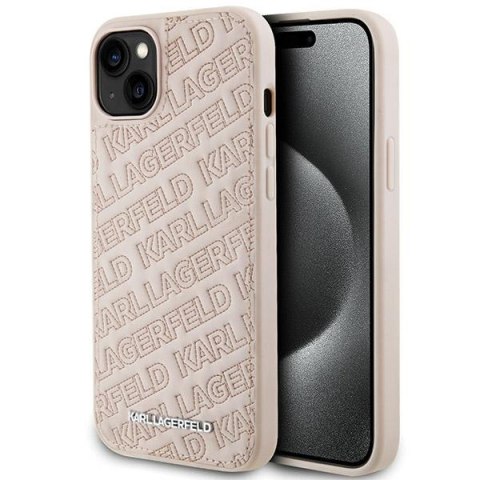 Karl Lagerfeld nakładka do iPhone 15 Plus 6,7" różowa KLHCP15MPQKPMP HC QUILTED K PATTERN Karl Lagerfeld nakładka do iPhone 15 Plus 6,7" różowa KLHCP15MPQKPMP HC QUILTED K PATTERN