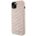 Karl Lagerfeld nakładka do iPhone 15 Plus 6,7" różowa KLHCP15MPQKPMP HC QUILTED K PATTERN