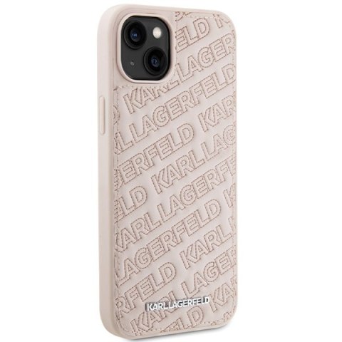Karl Lagerfeld nakładka do iPhone 15 Plus 6,7" różowa KLHCP15MPQKPMP HC QUILTED K PATTERN Karl Lagerfeld nakładka do iPhone 15 Plus 6,7" różowa KLHCP15MPQKPMP HC QUILTED K PATTERN