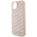 Karl Lagerfeld nakładka do iPhone 15 Plus 6,7" różowa KLHCP15MPQKPMP HC QUILTED K PATTERN