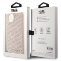 Karl Lagerfeld nakładka do iPhone 15 Plus 6,7" różowa KLHCP15MPQKPMP HC QUILTED K PATTERN