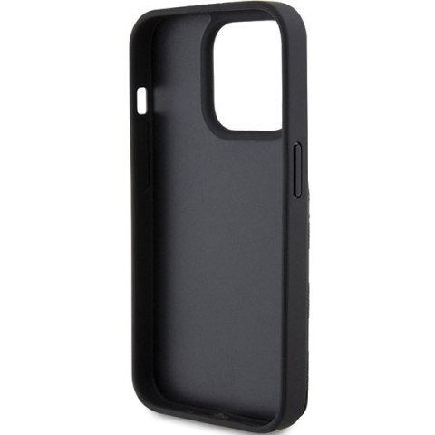 Karl Lagerfeld nakładka do iPhone 15 Pro 6,1" KLHCP15LSAKCNSCK czarna hardcase Saffiano Cardslots and Stand Monogram Choupette Karl Lagerfeld nakładka do iPhone 15 Pro 6,1" KLHCP15LSAKCNSCK czarna hardcase Saffiano Cardslots and Stand Monogram Choupette