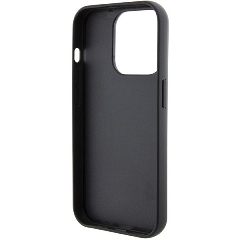Karl Lagerfeld nakładka do iPhone 15 Pro Max 6,7" KLHCP15XGSACHPK czarna GRIPSTAND SAFFIANO CHOUPETTE PINS Karl Lagerfeld nakładka do iPhone 15 Pro Max 6,7" KLHCP15XGSACHPK czarna GRIPSTAND SAFFIANO CHOUPETTE PINS