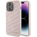 Karl Lagerfeld nakładka do iPhone 15 Pro Max 6,7" KLHCP15XPQKPMP różowa HC QUILTED K PATTERN