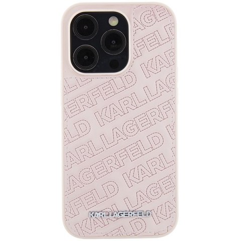Karl Lagerfeld nakładka do iPhone 15 Pro Max 6,7" KLHCP15XPQKPMP różowa HC QUILTED K PATTERN Karl Lagerfeld nakładka do iPhone 15 Pro Max 6,7" KLHCP15XPQKPMP różowa HC QUILTED K PATTERN