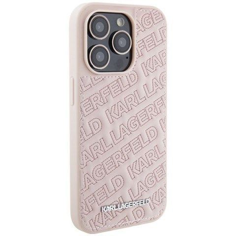 Karl Lagerfeld nakładka do iPhone 15 Pro Max 6,7" KLHCP15XPQKPMP różowa HC QUILTED K PATTERN Karl Lagerfeld nakładka do iPhone 15 Pro Max 6,7" KLHCP15XPQKPMP różowa HC QUILTED K PATTERN