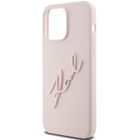 Karl Lagerfeld nakładka do iPhone 15 Pro Max 6,7" KLHCP15XSKSBMCP różowa HC SILICONE KARL SCRIPT LOGO Karl Lagerfeld nakładka do iPhone 15 Pro Max 6,7" KLHCP15XSKSBMCP różowa HC SILICONE KARL SCRIPT LOGO