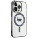 Karl Lagerfeld nakładka do iPhone 15 Pro Max 6,7" KLHMP15XHKHNOTK transparentna hardcase IML Karl`s Head MagSafe