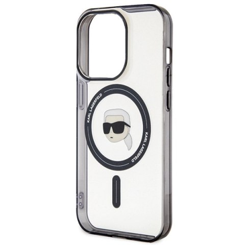 Karl Lagerfeld nakładka do iPhone 15 Pro Max 6,7" KLHMP15XHKHNOTK transparentna hardcase IML Karl`s Head MagSafe Karl Lagerfeld nakładka do iPhone 15 Pro Max 6,7" KLHMP15XHKHNOTK transparentna hardcase IML Karl`s Head MagSafe