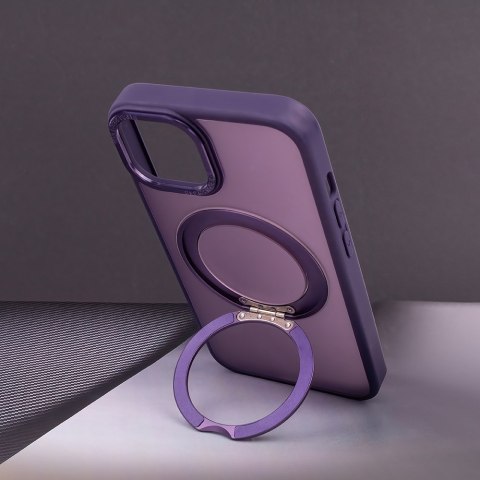 Nakładka Mag Ring Rotating do iPhone 13 Pro 6,1" fioletowa Nakładka Mag Ring Rotating do iPhone 13 Pro 6,1" fioletowa
