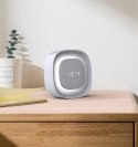 Budzik z nocną lampką LED PURE FNL-03 BJORN biały kwadratowy Forever Light