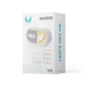 Budzik z nocnym króliczkiem LED PURE FNL-05 INGRID biały podłużny Forever Light