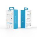 Forever ładowarka sieciowa GaN PD QC TC-06-40CC 2x USB-C 40W biała