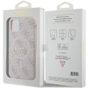 Guess nakładka do iPhone 11 GUHMN61G4GFRP różowa HC MAGSAFE PU 4G RING CLASSIC LOGO