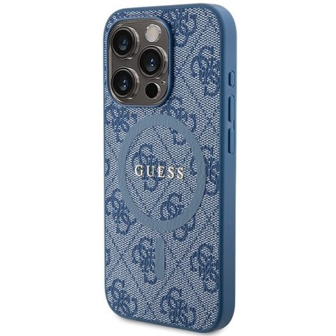 Guess nakładka do iPhone 14 Pro 6,1" GUHMP14LG4GFRB niebieska HC MAGSAFE PU 4G RING CLASSIC LOGO Guess nakładka do iPhone 14 Pro 6,1" GUHMP14LG4GFRB niebieska HC MAGSAFE PU 4G RING CLASSIC LOGO