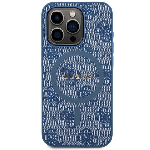 Guess nakładka do iPhone 14 Pro 6,1" GUHMP14LG4GFRB niebieska HC MAGSAFE PU 4G RING CLASSIC LOGO Guess nakładka do iPhone 14 Pro 6,1" GUHMP14LG4GFRB niebieska HC MAGSAFE PU 4G RING CLASSIC LOGO