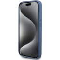 Guess nakładka do iPhone 14 Pro 6,1" GUHMP14LG4GFRB niebieska HC MAGSAFE PU 4G RING CLASSIC LOGO