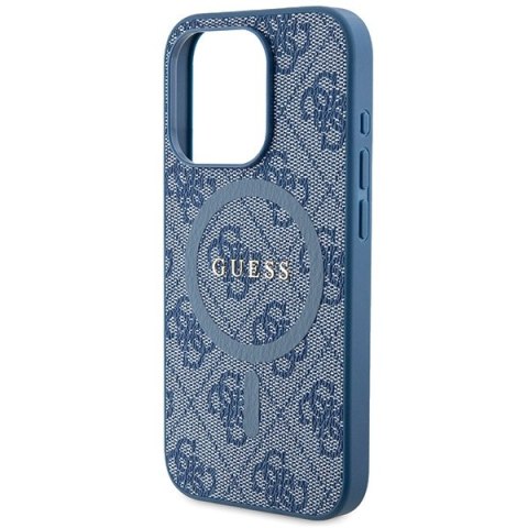 Guess nakładka do iPhone 14 Pro 6,1" GUHMP14LG4GFRB niebieska HC MAGSAFE PU 4G RING CLASSIC LOGO Guess nakładka do iPhone 14 Pro 6,1" GUHMP14LG4GFRB niebieska HC MAGSAFE PU 4G RING CLASSIC LOGO