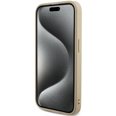 Guess nakładka do iPhone 15 Pro 6,1" GUHCP15LPSAIRSD złota HC PU SAFFIANO IRIDESCENT SCRIPT Guess nakładka do iPhone 15 Pro 6,1" GUHCP15LPSAIRSD złota HC PU SAFFIANO IRIDESCENT SCRIPT