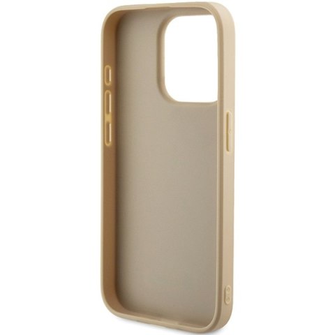 Guess nakładka do iPhone 15 Pro 6,1" GUHCP15LPSAIRSD złota HC PU SAFFIANO IRIDESCENT SCRIPT Guess nakładka do iPhone 15 Pro 6,1" GUHCP15LPSAIRSD złota HC PU SAFFIANO IRIDESCENT SCRIPT