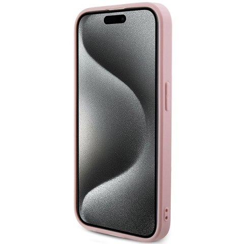 Guess nakładka do iPhone 15 Pro 6,1" GUHCP15LPSAIRSP różowa HC PU SAFFIANO IRIDESCENT SCRIPT Guess nakładka do iPhone 15 Pro 6,1" GUHCP15LPSAIRSP różowa HC PU SAFFIANO IRIDESCENT SCRIPT