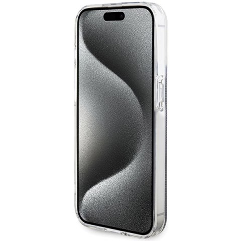 Guess nakładka do iPhone 15 Pro Max 6,7" GUHCP15XH4PSEGK czarna HC IML 4G GOLD STRIPE Guess nakładka do iPhone 15 Pro Max 6,7" GUHCP15XH4PSEGK czarna HC IML 4G GOLD STRIPE