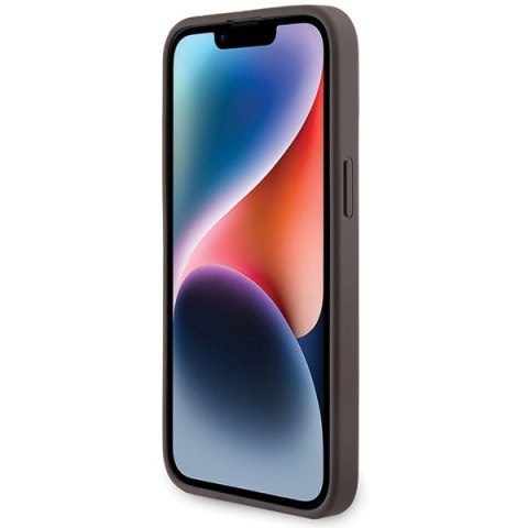 Guess nakładka do iPhone 15 Pro Max 6,7" GUHMP15XG4GFRW brązowa HC MAGSAFE PU 4G RING CLASSIC LOGO Guess nakładka do iPhone 15 Pro Max 6,7" GUHMP15XG4GFRW brązowa HC MAGSAFE PU 4G RING CLASSIC LOGO