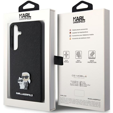 Karl Lagerfeld nakładka do Samsung Galaxy S24 KLHCS24SPSAKCMPK czarna HC SAFFIANO KC PIN Karl Lagerfeld nakładka do Samsung Galaxy S24 KLHCS24SPSAKCMPK czarna HC SAFFIANO KC PIN