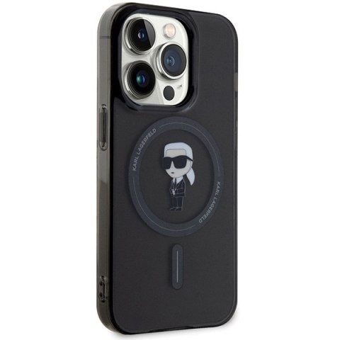 Karl Lagerfeld nakładka do iPhone 15 Pro Max 6,7" KLHMP15XHFCKNOK czarna HC MAGSAFE IML IKONIK Karl Lagerfeld nakładka do iPhone 15 Pro Max 6,7" KLHMP15XHFCKNOK czarna HC MAGSAFE IML IKONIK