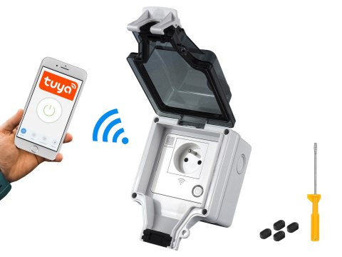 LTC GNIAZDO HERMETYCZNE 230V 16A, WIFI, TUYA SMART LTC GNIAZDO HERMETYCZNE 230V 16A, WIFI, TUYA SMART